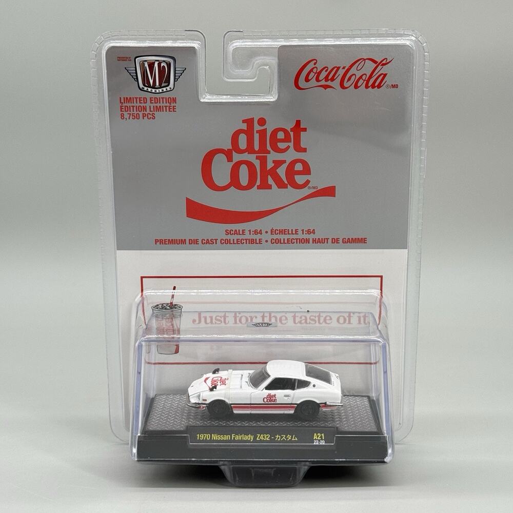 M2 Machines Diet Coke 1970 Nissan Fairlady Z432 Diecast Car 1/64